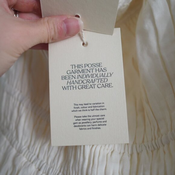 New With Tags POSSE Mylah Strapless Dress - Cream Sz Small - Picture 15 of 16